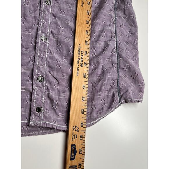 Buckle Black Shirt Large Athletic Fit Long Sleeve Button Down Western Cowgirl - Picture 13 of 15